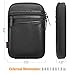 FINPAC Concealed Carry Gun Pouch, Soft Pistol Case Fanny Pack Waist Belt Firearm Bag with Holster for Handgun, Air Gun, Men, Women (Black)