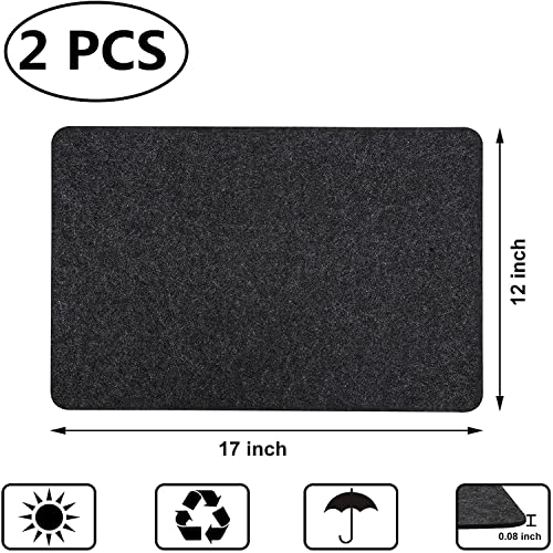 2 PCS Heat Resistant Mat for Air Fryer, Heat Resistant Pad Countertop Protector Mat Coffee Maker Mat for Countertops with Sliding Function for Air Fryer, Blender, Coffee Maker, Toaster by Kettion - Image 2