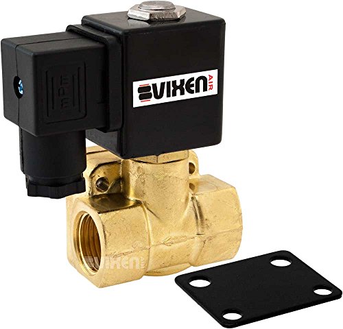 Vixen Air 1/2" NPT Air Ride Suspension High Flow Normally Closed Electric Air Valve (Solenoid) 250 PSI VXF4012