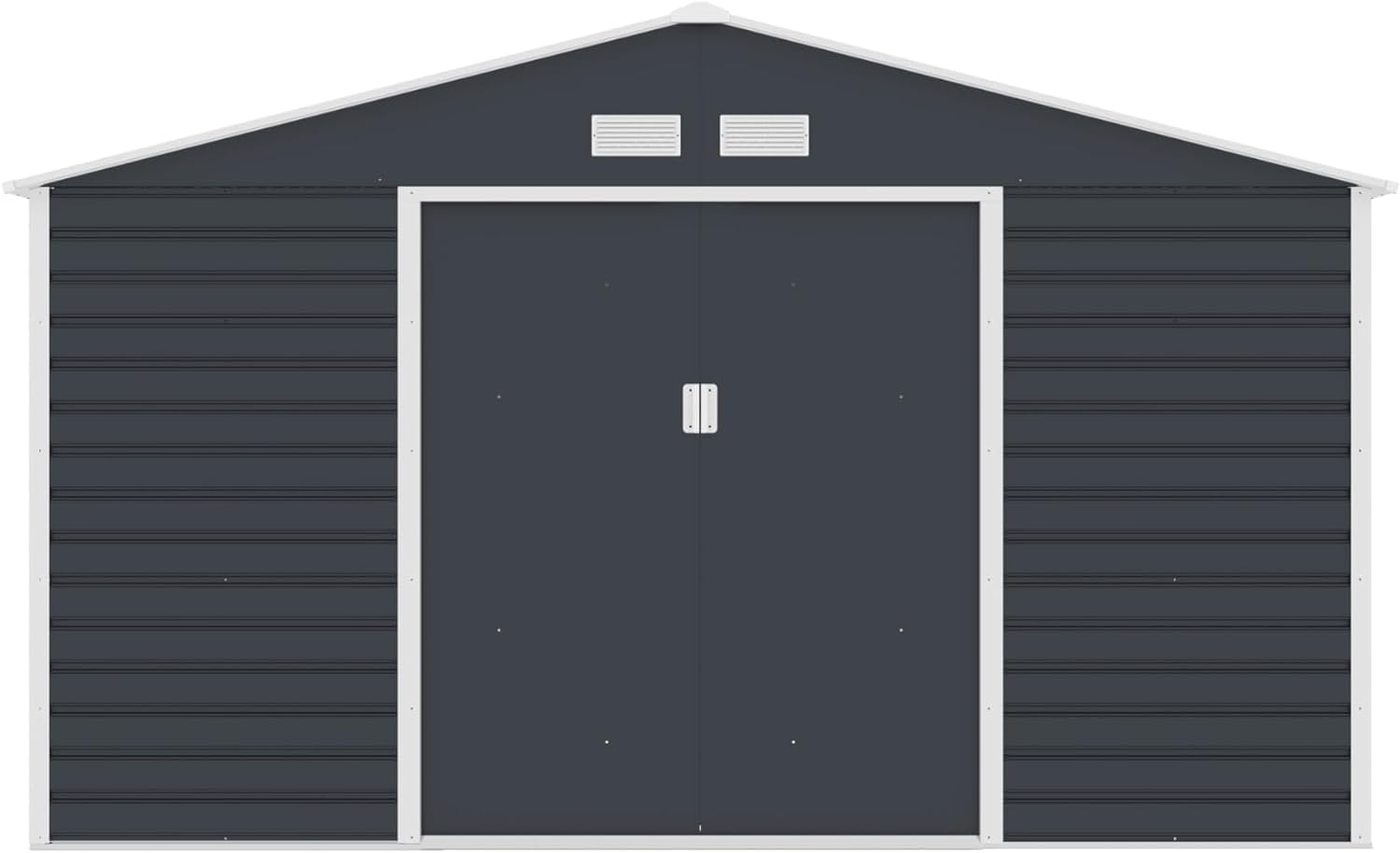 Domek ogrodowy G21 GAH 1085-340 x 319 cm, szopa na maszt – łatwy montaż, 10,9 m² (antracytowa)