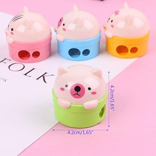 Miniatura 2 de Sacapuntas manuales, sacapuntas de agujeros compactos para niños y adultos, estudiantes, portátil, viajes, escuela, oficina, sala de arte, bolígrafo