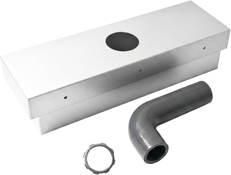 Grease Box for Commercial Exhaust Fans Includes Downspout