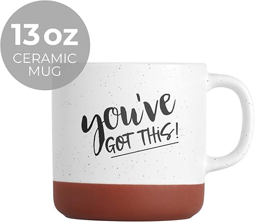 Miniatura 2 de You've Got This - Taza motivacional, taza de té inspiradora de cerámica moteada de 13 onzas, taza de café estilo granja empoderadora, regalo de