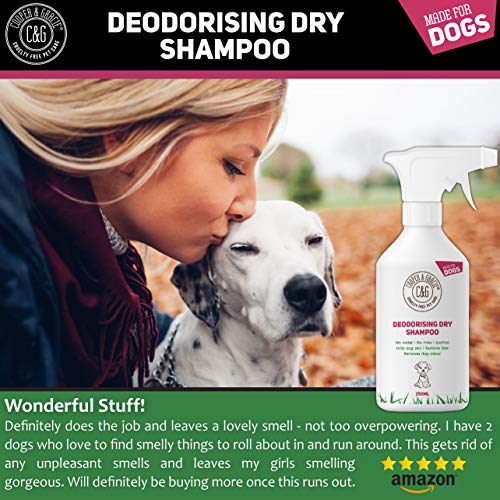 Dry Dog Shampoo Spray for Smelly Dogs - Wipe Clean Stain Remover - Cruelty-Free Waterless Grooming Products Organic Odour Deodoriser Neutraliser - Best Fox Poo Cleaning Animal Wash - Image 5