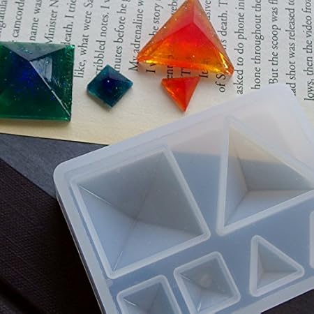 Amazon Co Jp Craft Tamago 1 Pack Silicone Mold Molds Four Polyhedra Three Polyhedra Studs Hobby