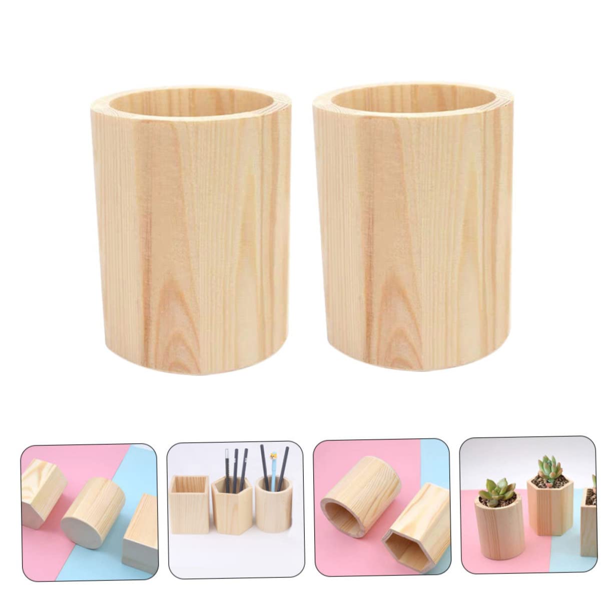 Operitacx 6 Pezzi Portapenne Organizer per Scrivania Compatto Ed Elegante Pennelli Makeup e per Cancelleria Decorazione Ufficio e Casa