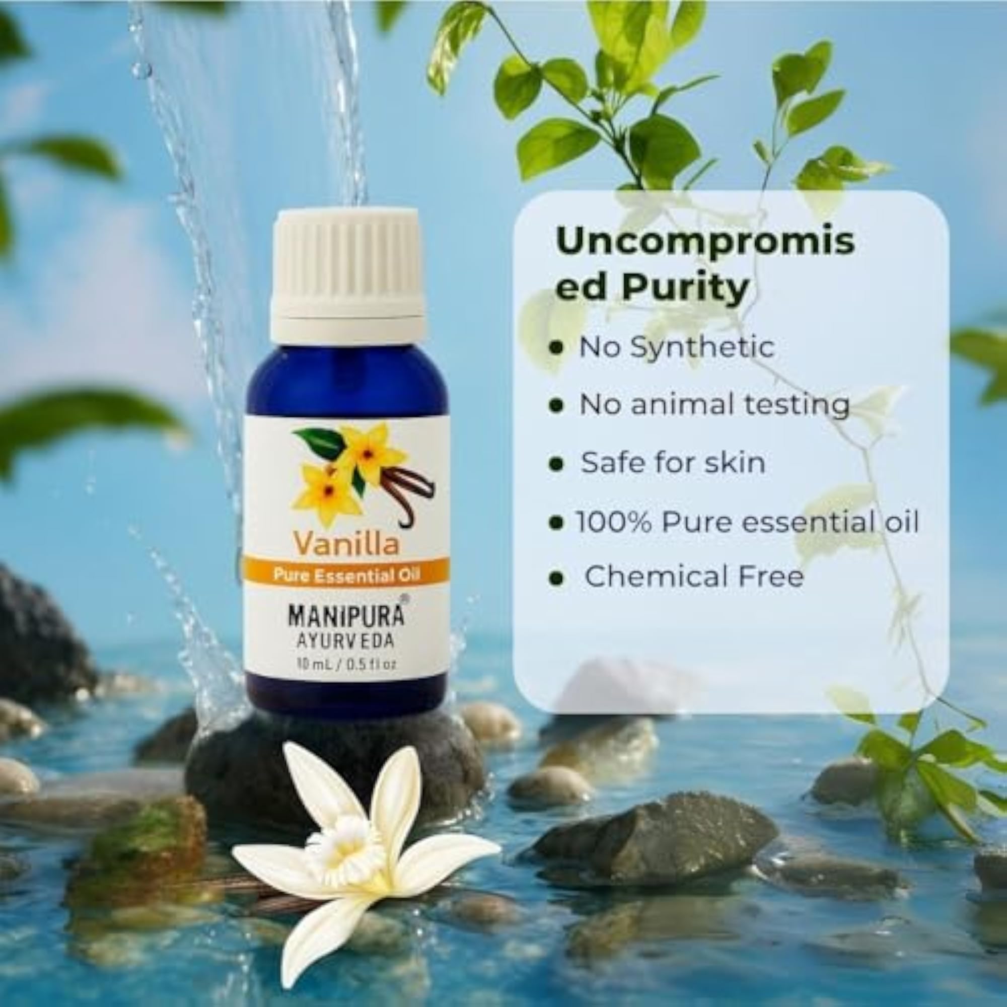 Vanilla Oil Diffuser Pack of 2, 100% Pure