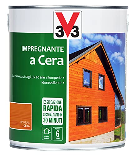 V33 Impregnante a Cera 6 anni Douglas 2,5 lt
