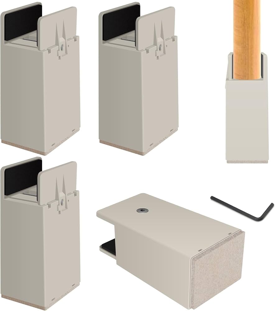 Amazon.co.jp: Athvcht テーブル 脚 継ぎ足し 机 高さ10cm上げる 継ぎ