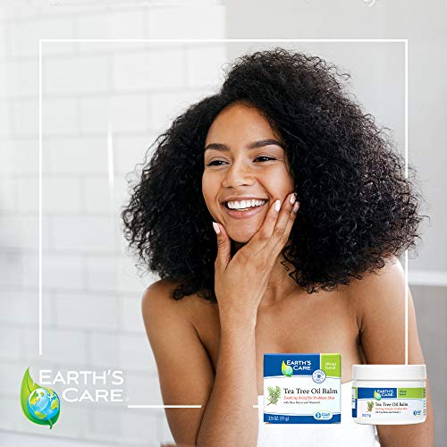Earth's Care Tea Tree Oil Balm - Tea Tree Moisturizer For Problem Skin - Repair Cream With Shea Butter And Vitamin E 2.5 Oz. (71 G) (2 Pack) #TOP5