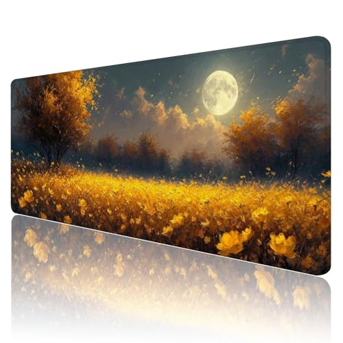 Tapis de souris loup XXL pour PC de bureau et aménagement d'un espace gaming stylé