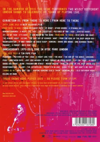 The Cure - 40 Live [DVD] image 4