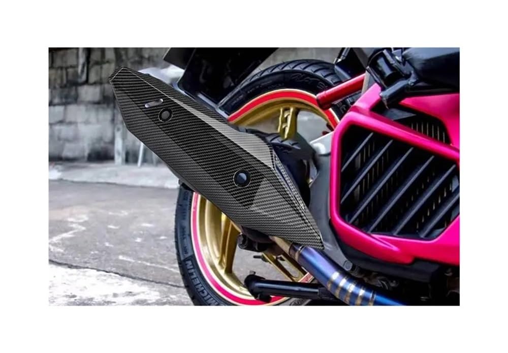 Tubo Escudo Térmico Silenciador De Cubierta De Tubo De Escape Universal para Motocicleta Protector Térmico para Click125i/150i (Color : 2)