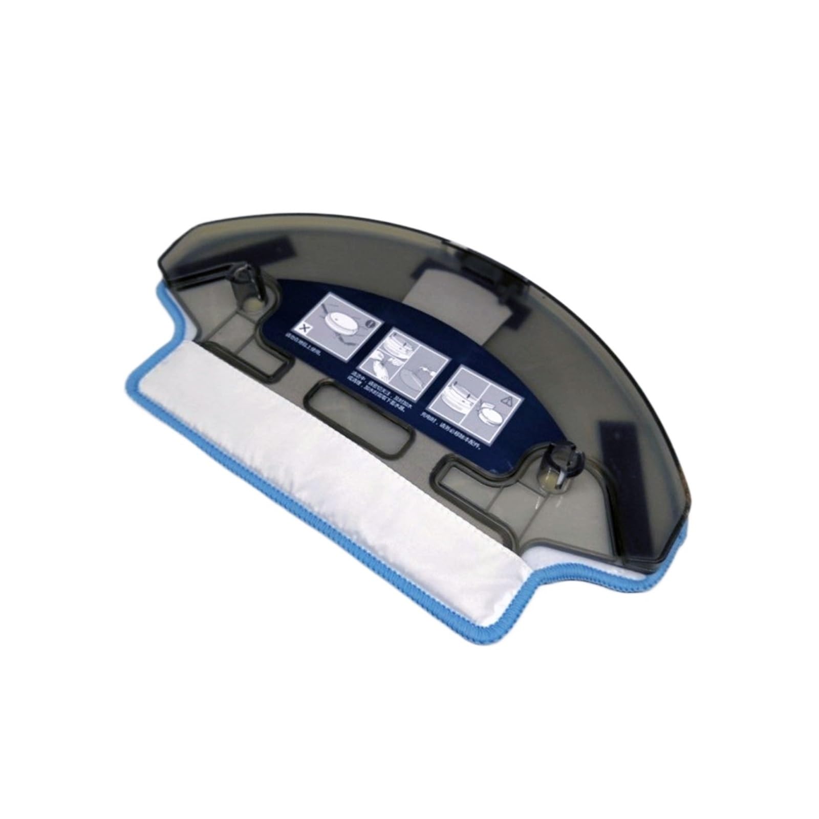 XYMURVVD Robot Vacuum Cleaner Parts Replacement Water Tank+Cleaning Mop Rags Accessories, Compatible For Deebot，DM88 M88