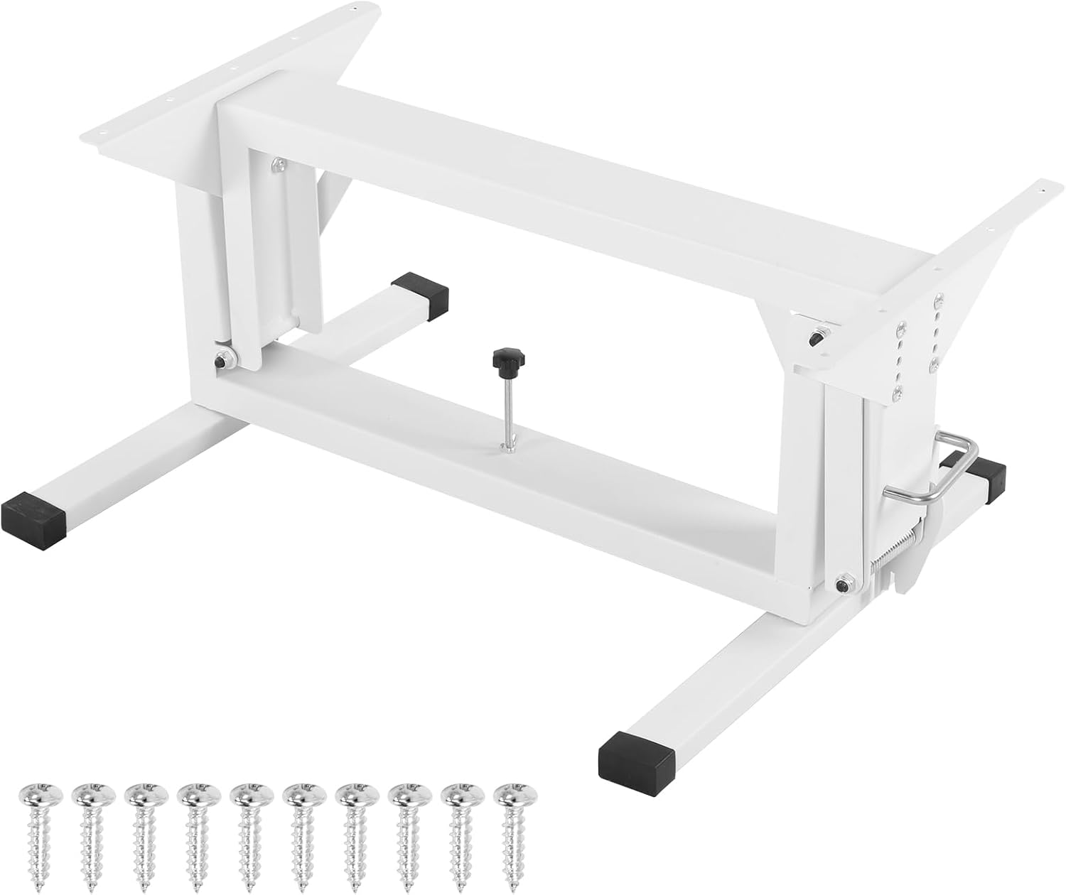 RV-Specific Folding Table Frame Multi-Purpose Iron Foldable Tables Frames Easy Install Desk Stand Lifting Legs for RV Camper Dining Desks Base