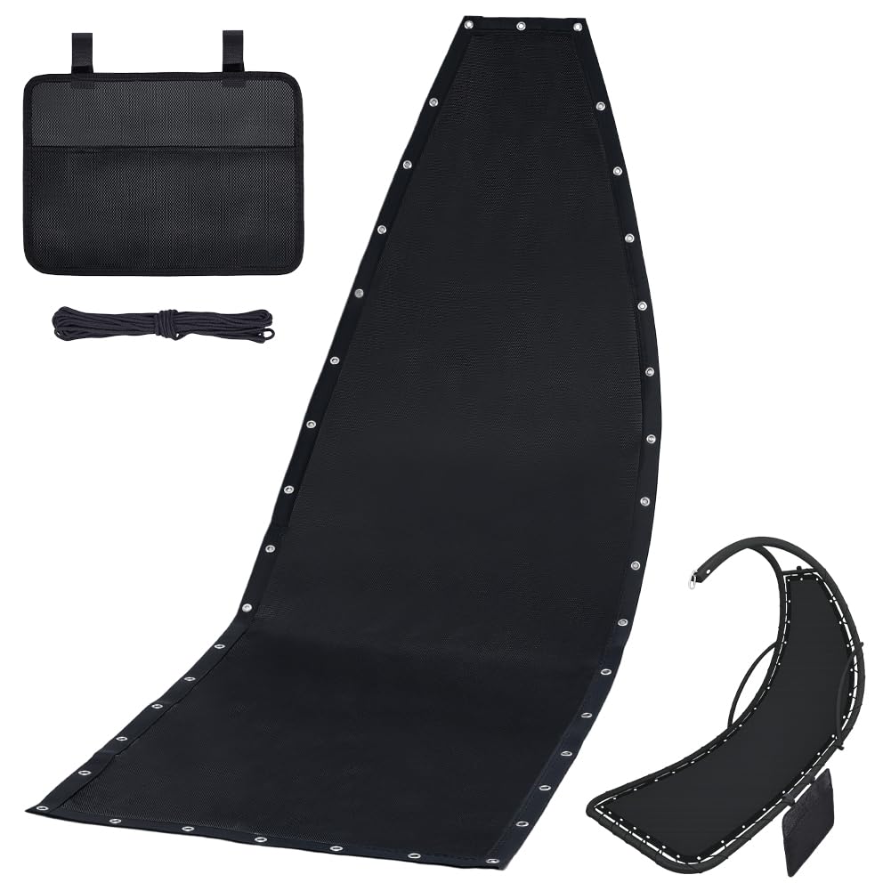 Corde pour chaise suspendue et kit de remplacement en maille avec sac