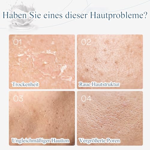 Milk Skincare Set Geschenke Für Mädchen, Gesichtspflege Set & Teenager Mädchen Geschenke, Reiseset Skin Care Set & Hautpflege Geschenkset Frauen mit Creme,Serum,Augencreme,Gesichtsmaske, Bürste(9pcs)