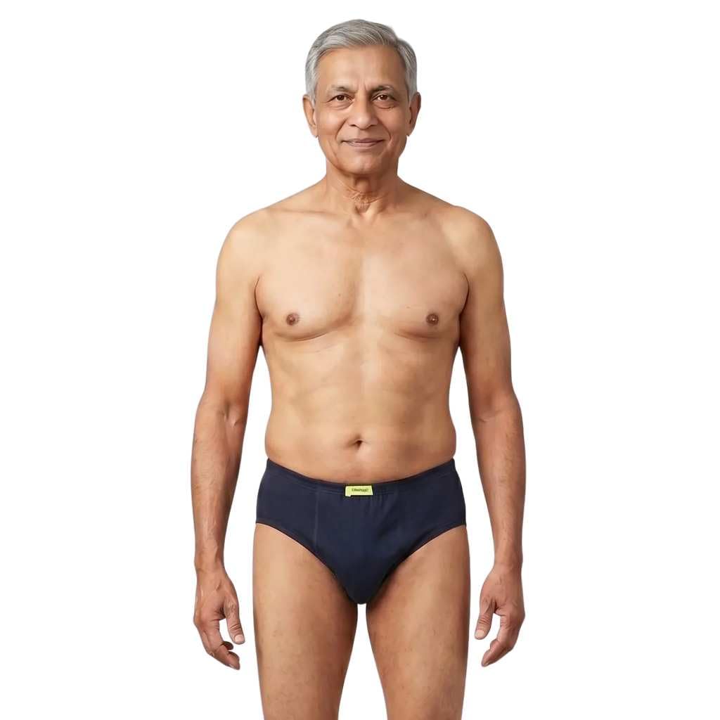 Pristine Life | Underwear For Men Incontinence | Absorbs 35ml Of Leaks | Wash & Reuse | Anti Bacterial, Hygienic & Leakproof | Comfy Cotton | Pack Of 1 | Navy Blue | XXL-picture-45