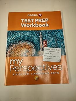Paperback Florida Test Prep Workbook My perspectives English Language Arts 6 Grade Book