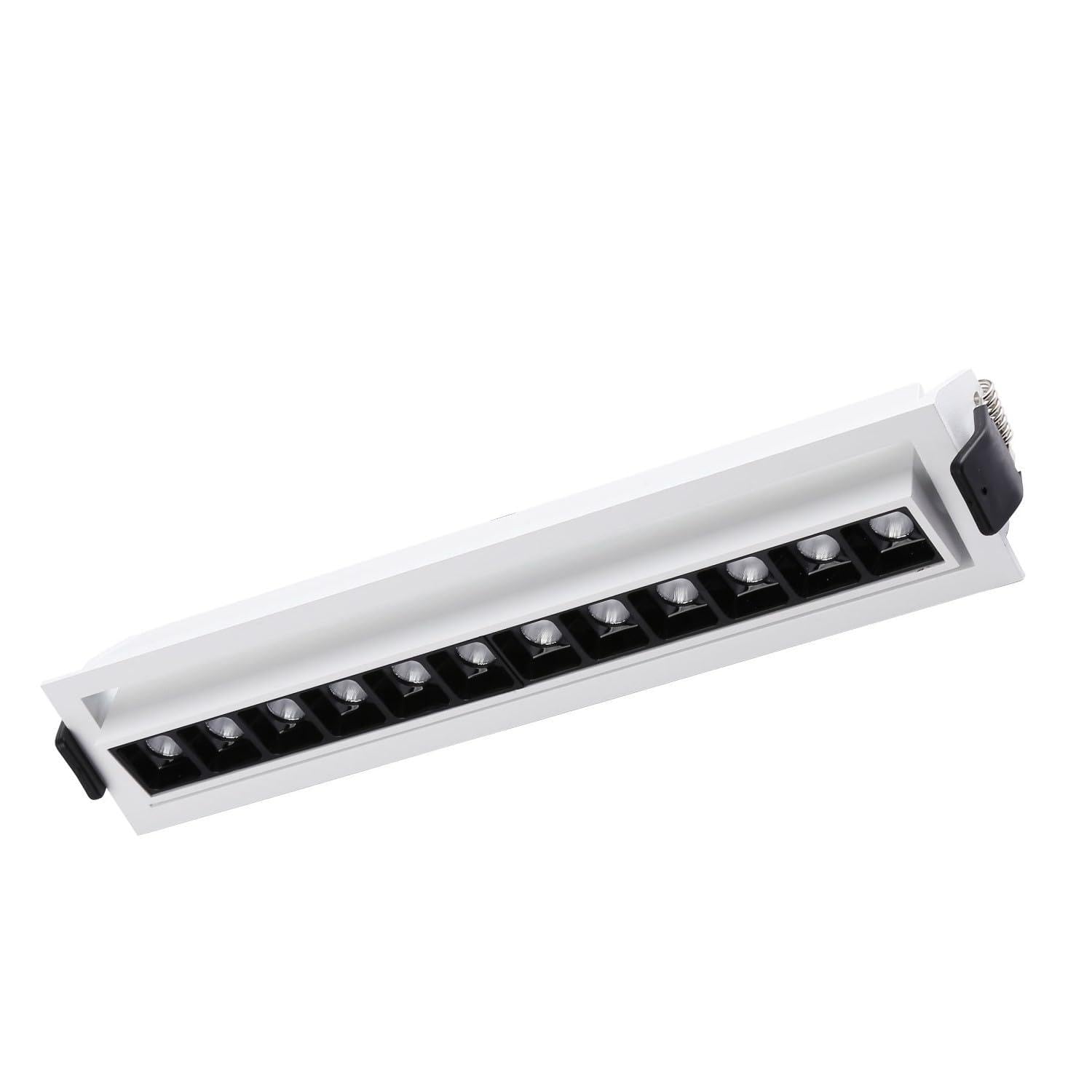 BARCELONA LED Foco Lineal LED Empotrable 20W Orientable CRI90 Blanco