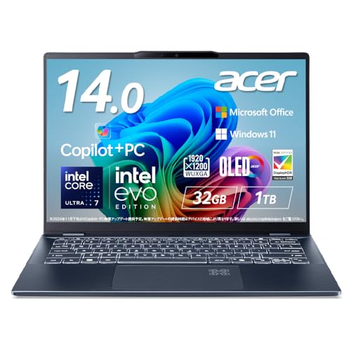 Amazon.co.jp: Acer ノートパソコン Swift 14 AI Core Ultra 7
