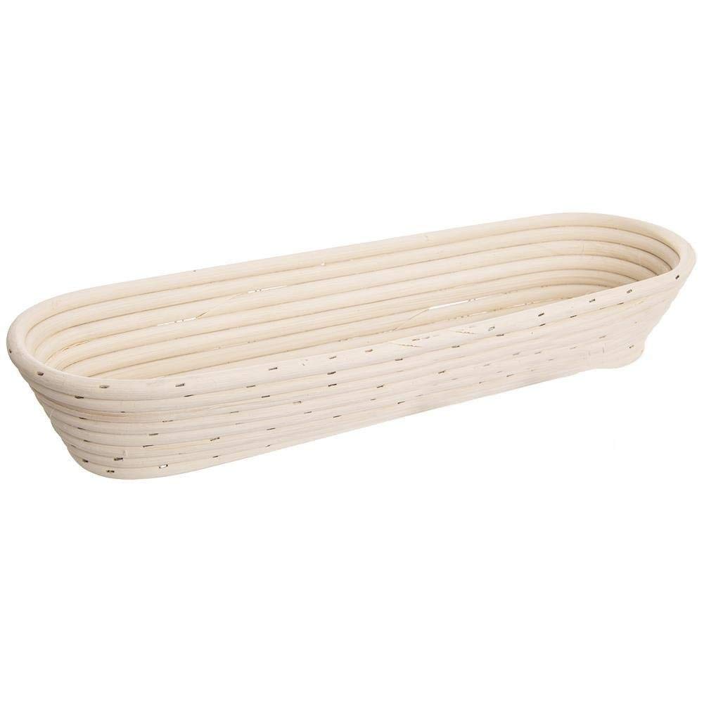Rattan Banneton Bread Basket Proving Basket Baguette Shaped Rattan Large