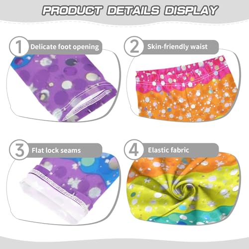 Boccsty Dripping Strawberry Girls Leggings Kids Yoga Pants Dance Active Tights 4T-10T3