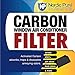 Nordic Pure Carbon Window AC Unit Filter 14x48 Cut to Fit Sheet by Nordic Pure