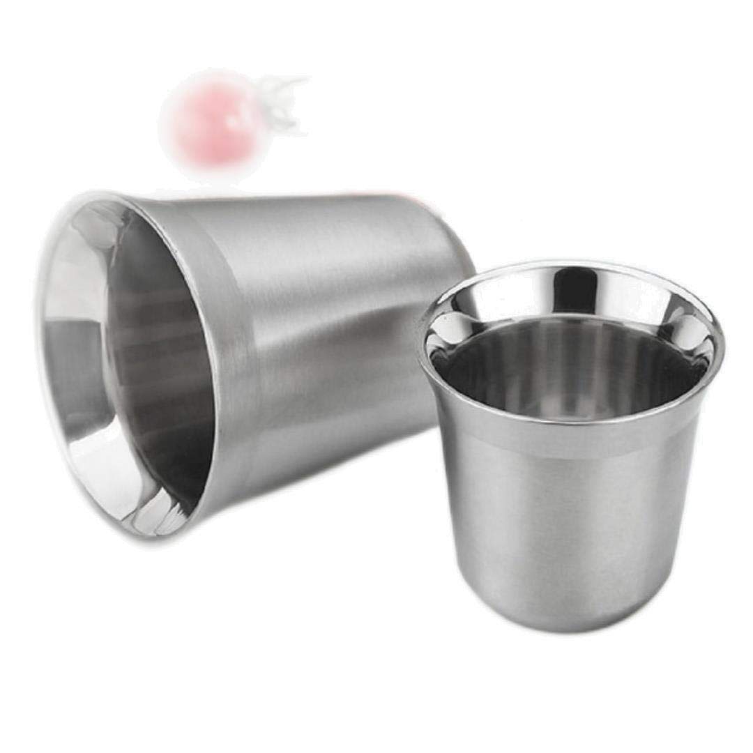 Tasse expresso isolation inox pour éviter le café froid en 80ml