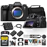 Sony Alpha 1 II Mirrorless Digital Camera (Body Only) (ILCE-1M2) + 128GB Tough Memory Card + Photo Software + NP-FZ100 Compatible Battery + Case + HDMI Cable + Cleaning Set + Memory Wallet + More