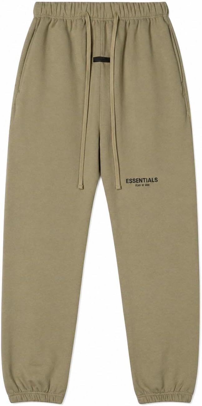 Men's Sweatpant Oversized Fit Elastic Waist Cotton Jogger Pants for Men Workout Running with Pockets