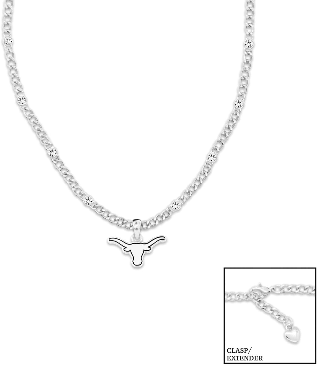 From the Heart Texas Longhorns Lydia Silver Necklace Jewelry Gift Licensed UT - Image 3
