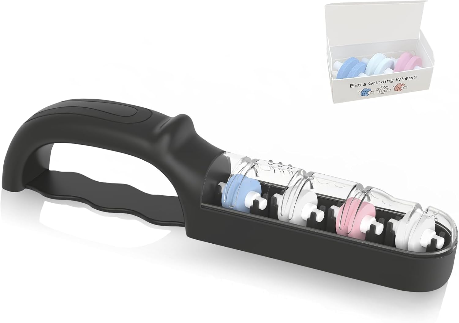 OLINS KAKO Knife Sharpeners for Kitchen Knives Scissors 15Degree Knife