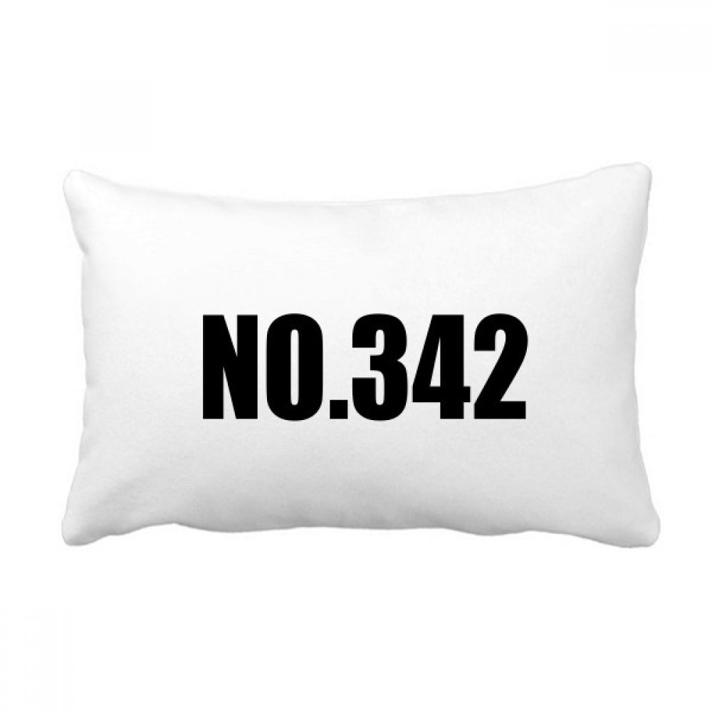Cadeau déco idéal : Coussin original Chanceux Numéro No.342 multicolore pour le salon