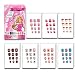 MayQueen 7PACK 84Tips Artificial Junior False Fake Nails, Pre-Glued Sticker Nails For Kids (7 Day Nails)