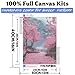 Diamond Art Kits for Adults Cherry Blossom Road, DIY 5D Diamond Painting Kit for Beginners, Full Round Drill Gem Art Dots for Adults, Diamond Dots Paintings Crafts Home Wall Decor 12X16 Inch