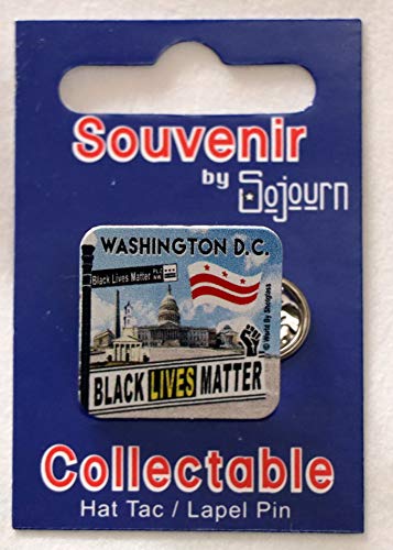 Black Lives Matter Plaza NW Washington DC Souvenir Anstecknadel Hut Tac 2,5 cm x 2,5 cm Cover