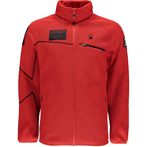 Spyder Uomo 157360 Maglia sci Alpi Full Zip metà