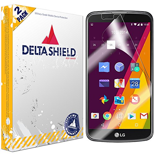 Deltashield Screen Protector For Lg K10 (5.3 Inch,Lg Premier Lte)(2-Pack) Anti-Bubble Military-Grade Clear Tpu Film #TOP21