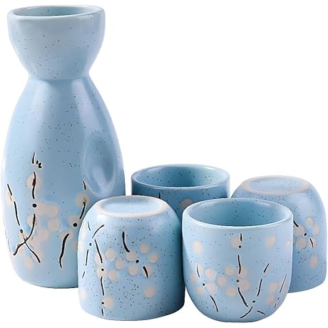 Elegant Japanese Sake Set: Ceramic Charm for Your Sake Ritual