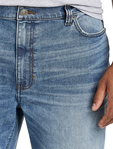 True Nation By Dxl Big And Tall Athletic-Fit Faded Denim Shorts, Faded Blue, 44 #TOP2