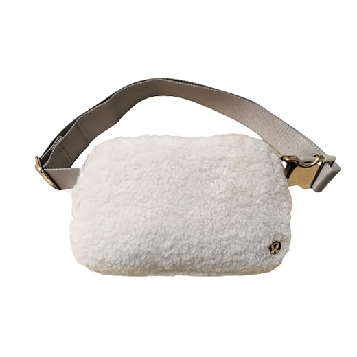 Lululemon Athletica Everywhere Fleece Belt Bag (Light Ivory)