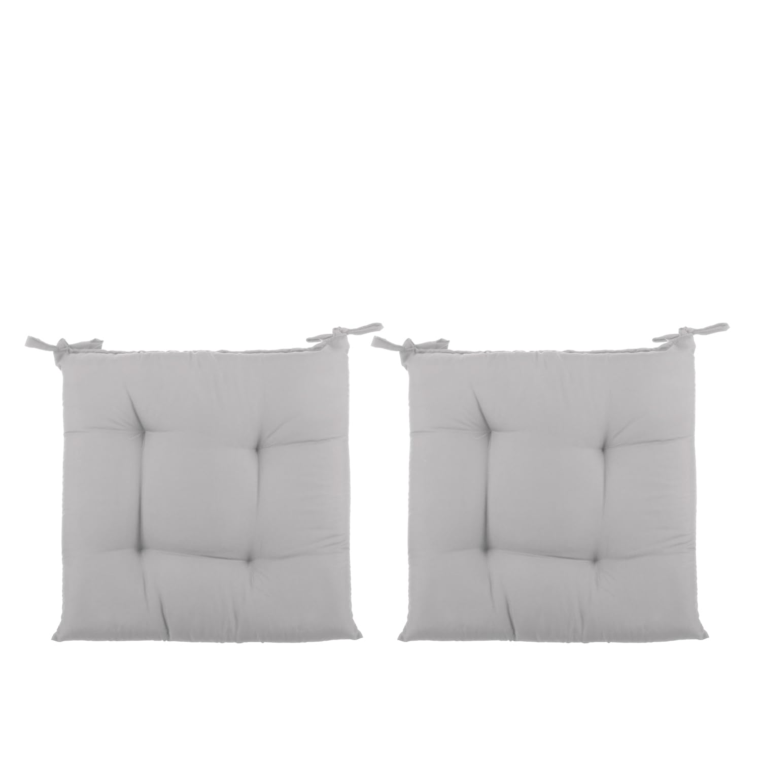 Cuscino da pavimento Duo Grigio - Tessuto decorativo - Eminza