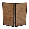 Manopoulos Walnut Burl Traditional 19 Backgammon Set - Olive Checkers