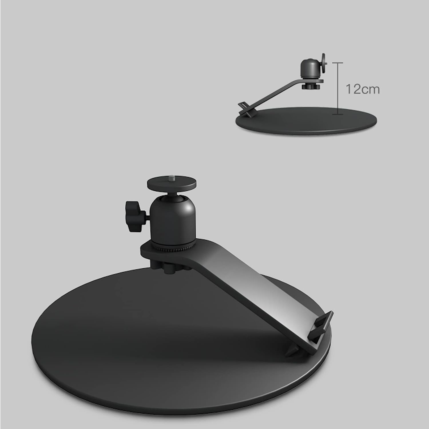 Projector Tripod Mini Projection Rack Multifunctional Angle Adjustable Desktop Projection Rack DVD Rack Black Office Small Bracket Projector Stand (A )