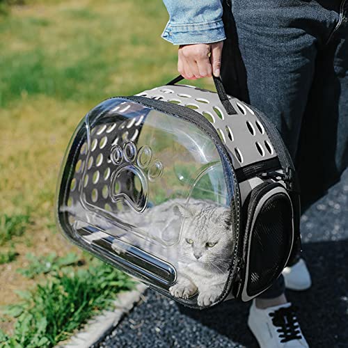 Bolsa transportadora para gatos plegable con ventana 6