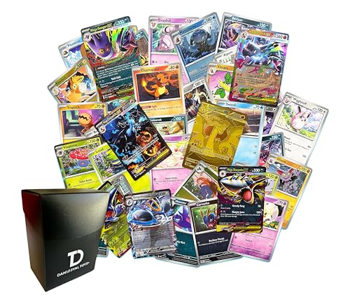 Phantasmal Flames TCG Pokemon Compatible Random Assortment Bundle || Guaranteed Ultra Rare + 30 Random Cards Deck Box