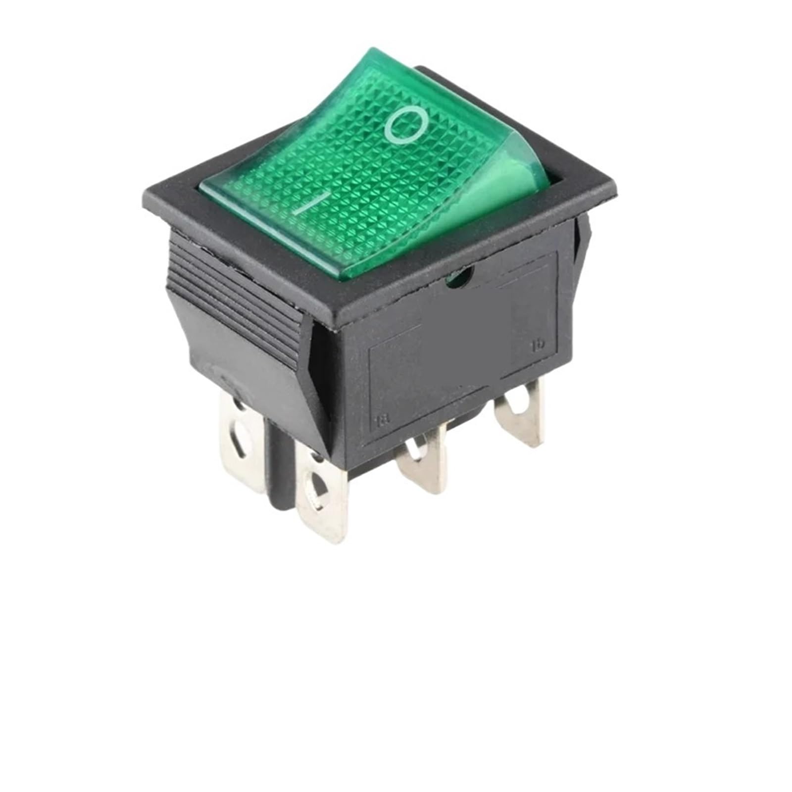 YMDF73YUJ KCD4 Switch 4Pin 6Pin DPST ON/OFF Snap in Rocker Illuminated Toggle Switches 16A 250V AC 25x31mm
