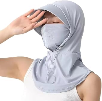Summer Cooling Balaclava Breathable Sun UV Protection Hood Face Mask