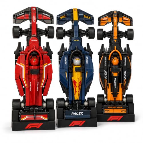 Image of 3-Pack Racing Car Vertical Display Stand for Model Cars